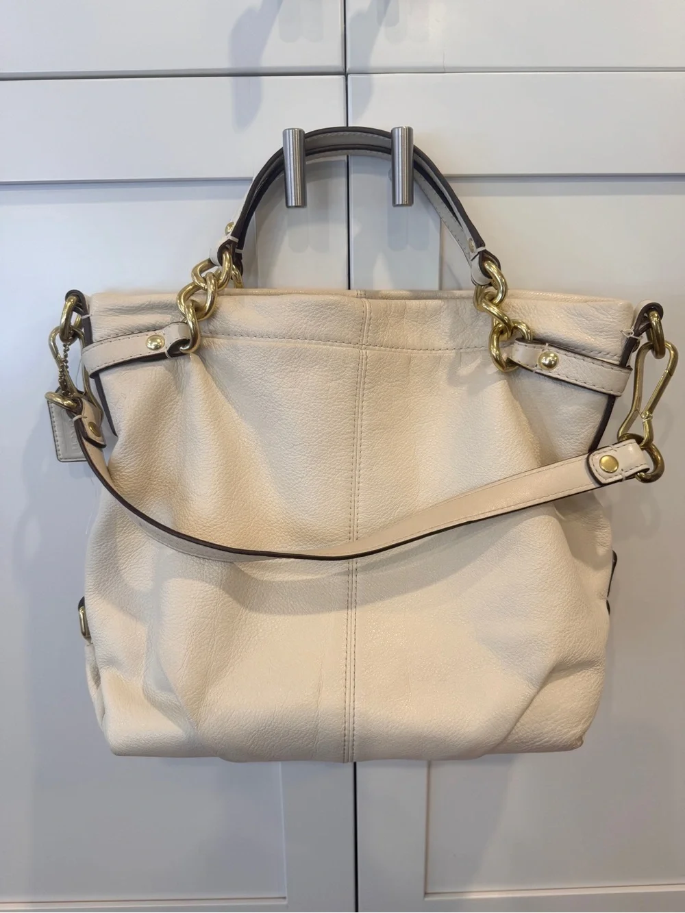 Vintage Y2K White Coach Bag
